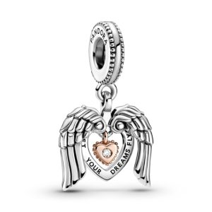 Намистина Pandora Серце з крилами янгола 789296C01